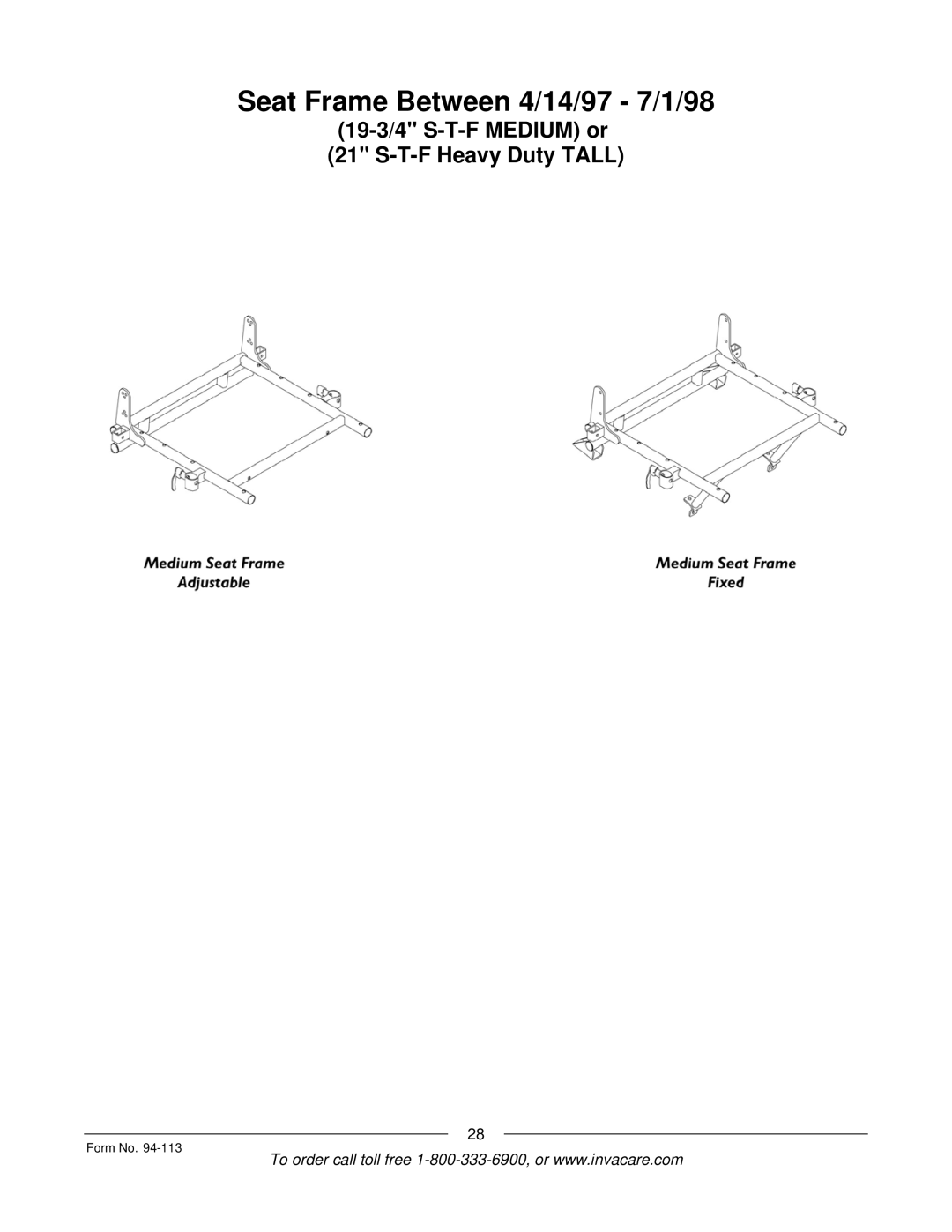 Invacare TorqueTM manual 19-3/4 S-T-F Medium or 21 S-T-F Heavy Duty Tall 