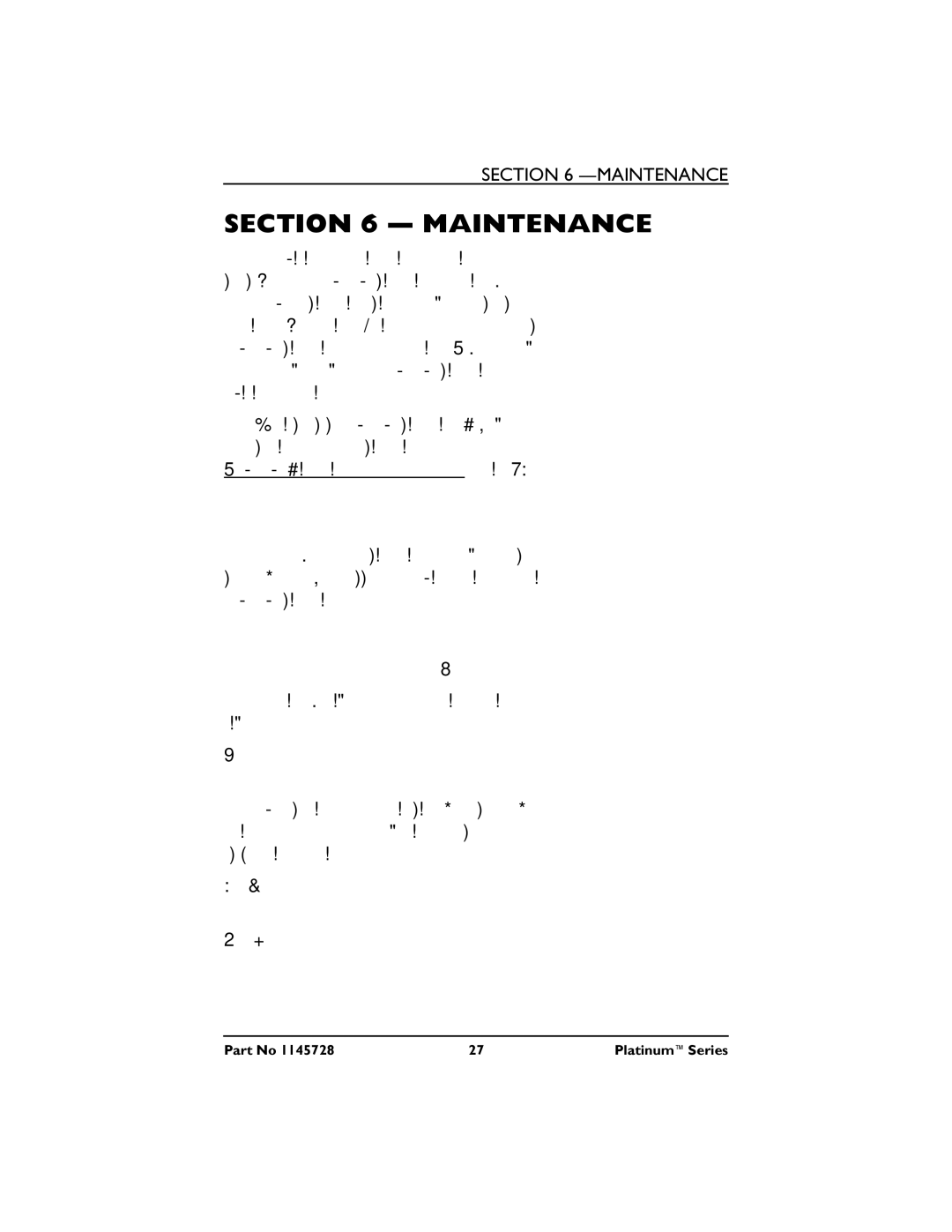 Invacare XL, 5, 10 manual Routine Maintenance 