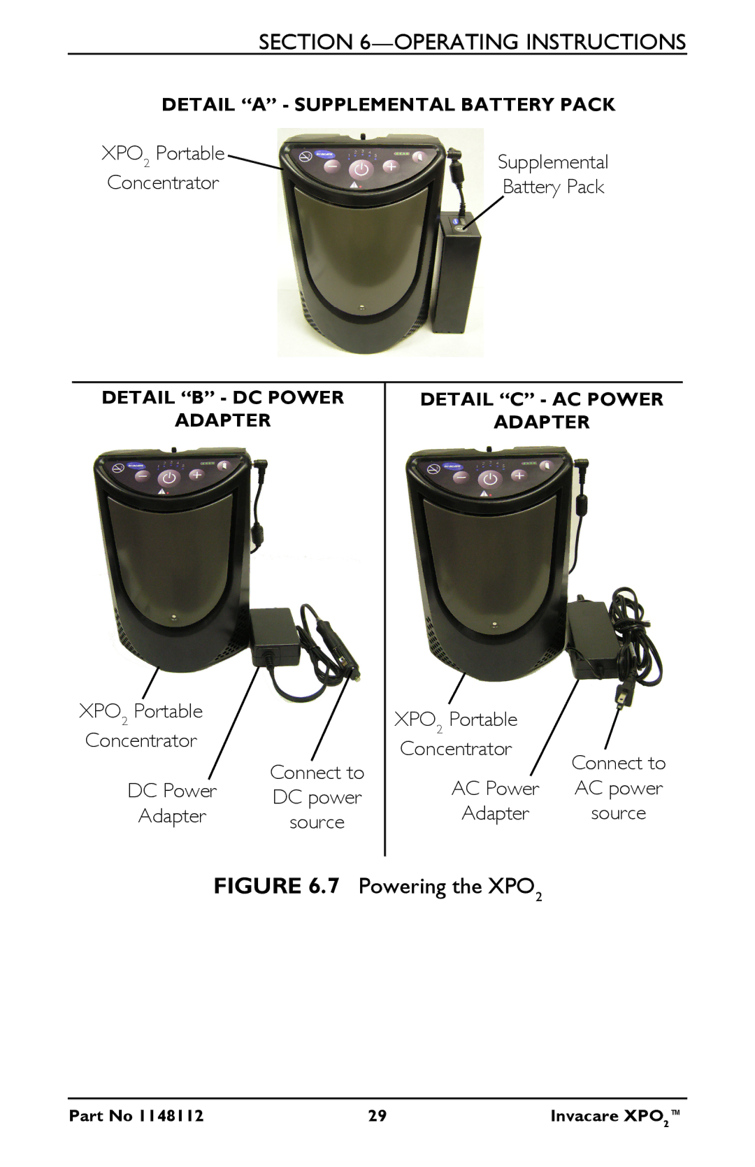 Invacare XPO100B user manual Powering the XPO2 