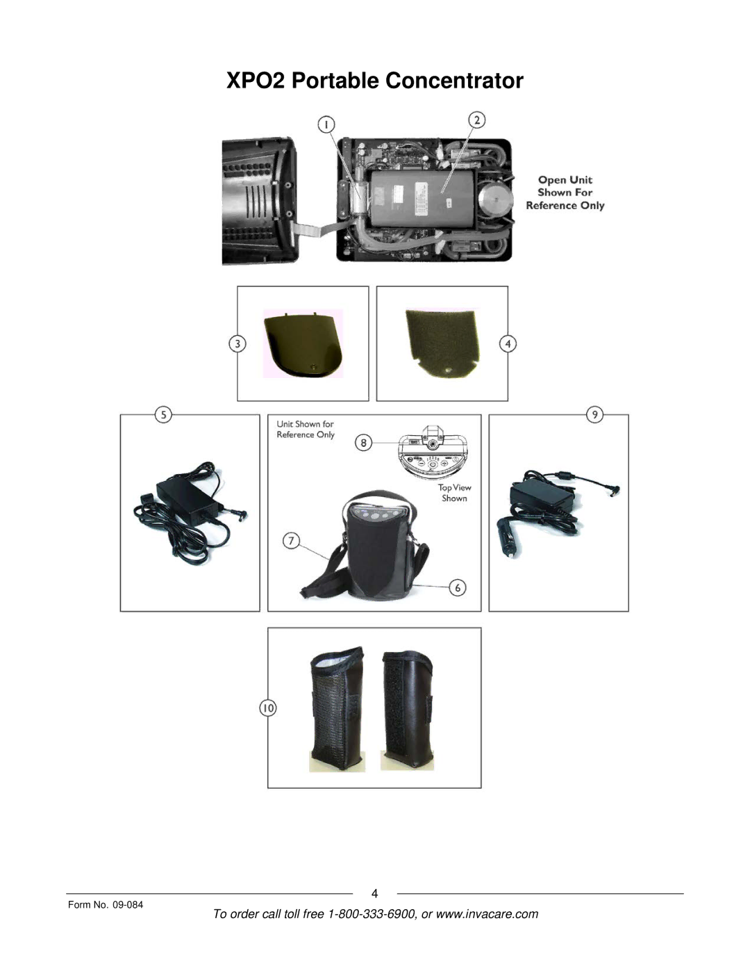 Invacare XPO2 and SOLO2 manual XPO2 Portable Concentrator 