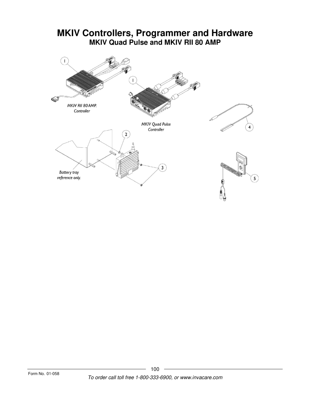 Invacare Xterra GT manual Mkiv Controllers, Programmer and Hardware 