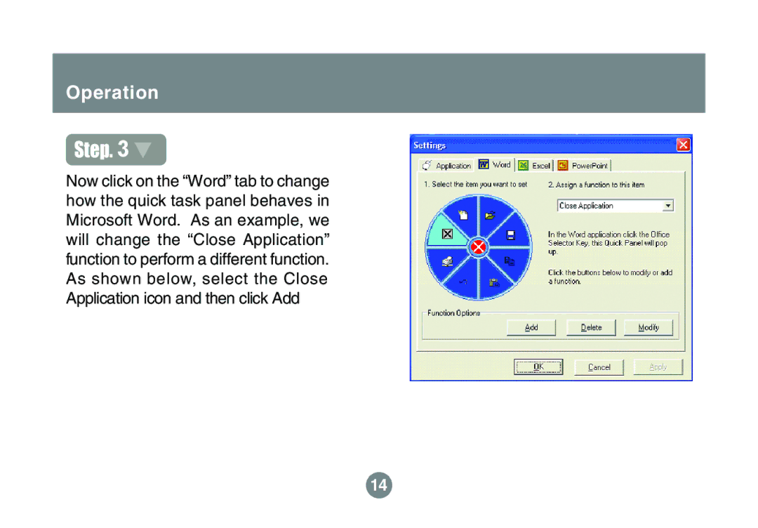 IOGear 1600DPI user manual Operation 