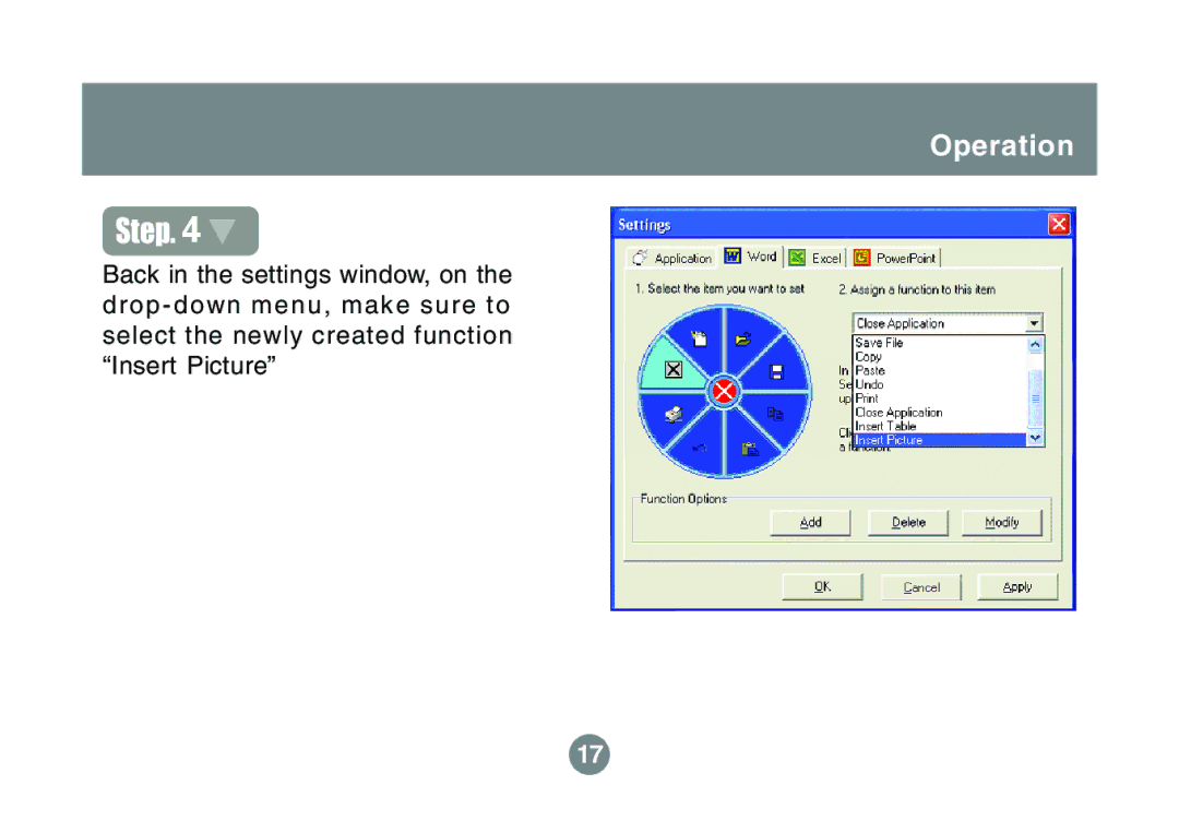 IOGear 1600DPI user manual Operation 