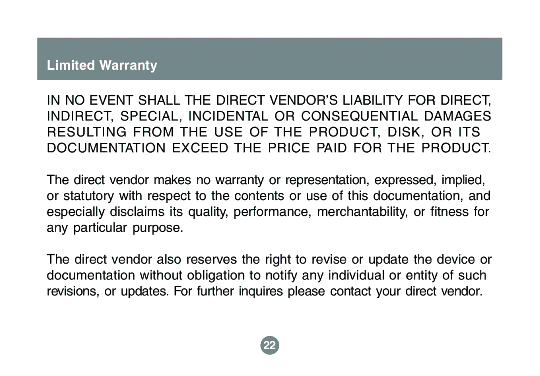 IOGear 1600DPI user manual Limited Warranty 