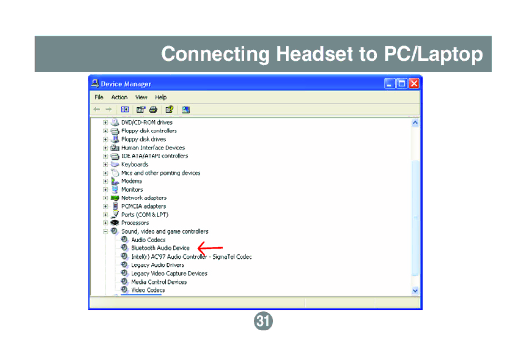 IOGear GBE201 user manual Connecting Headset to PC/Laptop 