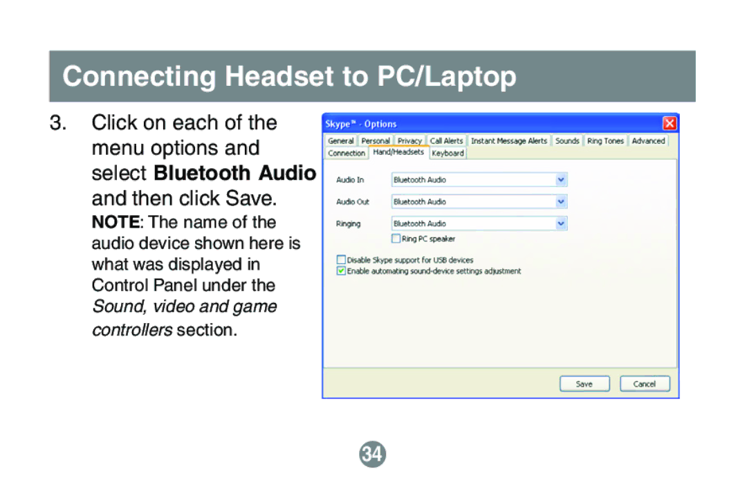 IOGear GBE201 user manual Connecting Headset to PC/Laptop 