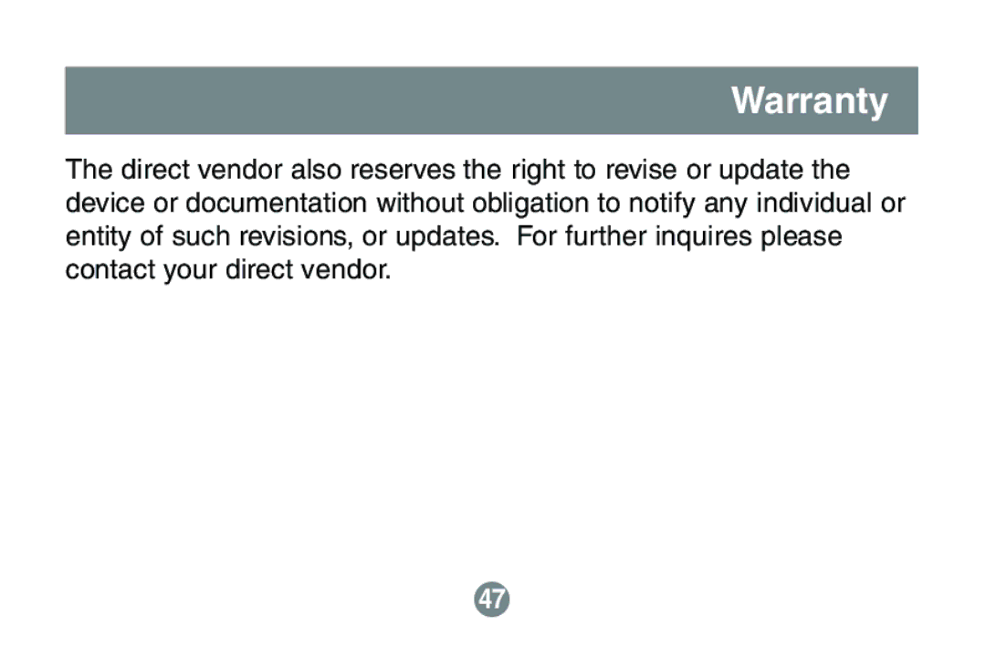 IOGear GBE201 user manual Warranty 