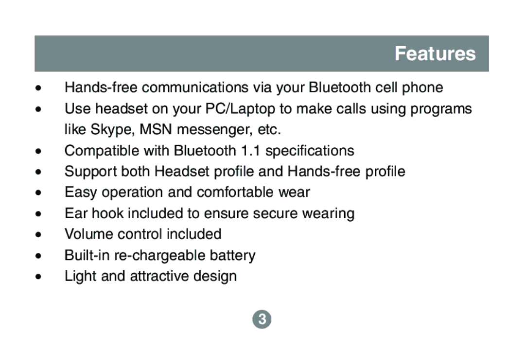 IOGear GBE201 user manual Features 