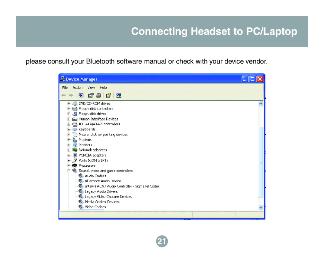 IOGear GBE211 user manual Connecting Headset to PC/Laptop 