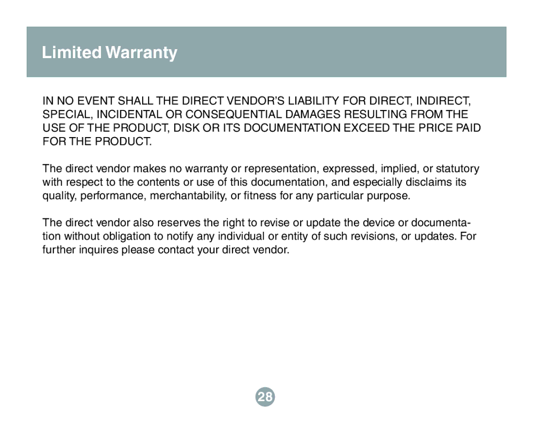 IOGear GBE211 user manual Limited Warranty 