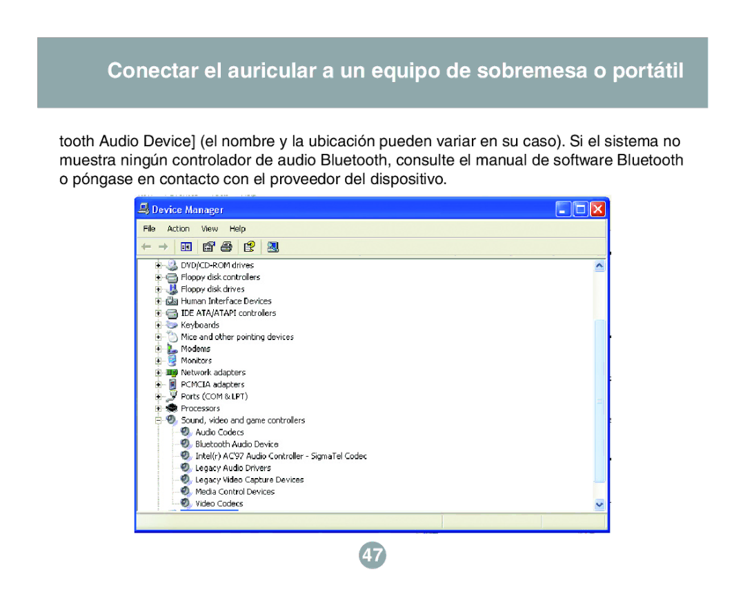 IOGear GBE211 user manual Conectar el auricular a un equipo de sobremesa o portátil 