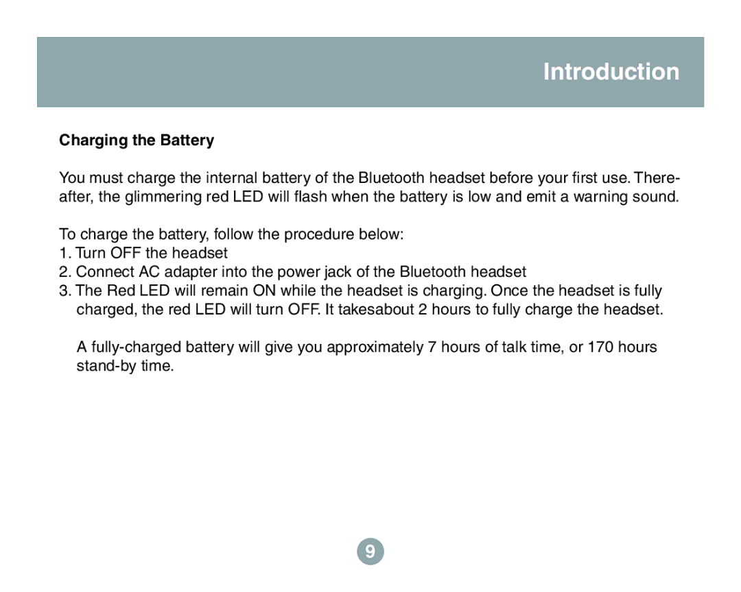 IOGear GBE211 user manual Charging the Battery 