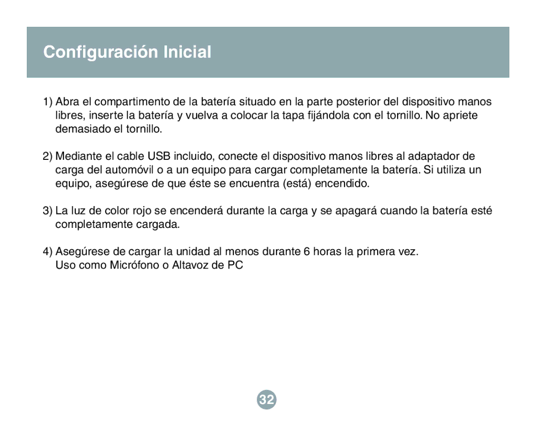 IOGear GBHFK201W6 user manual Conﬁguración Inicial 