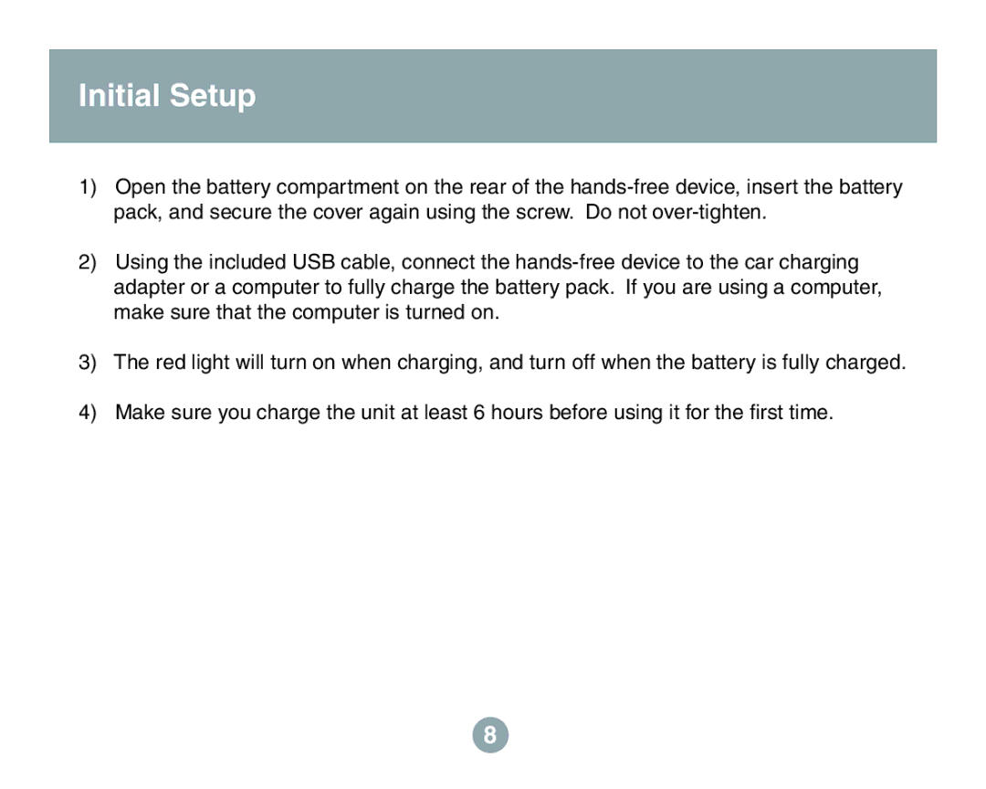 IOGear GBHFK201W6 user manual Initial Setup 