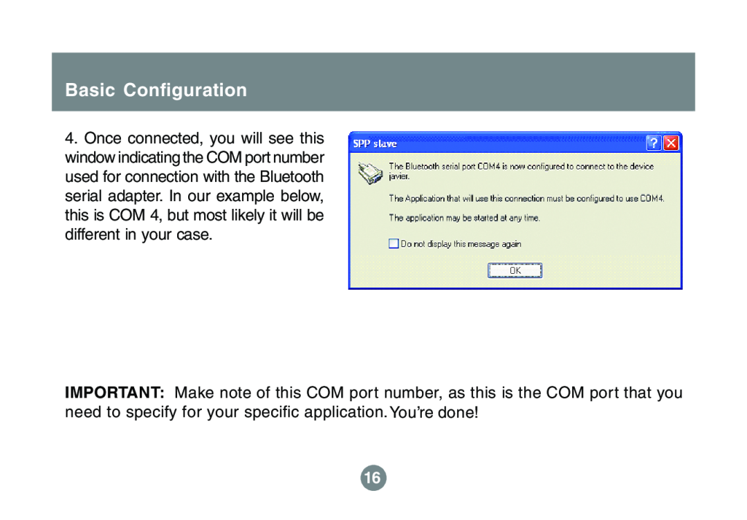 IOGear GBS301 user manual Basic Configuration 