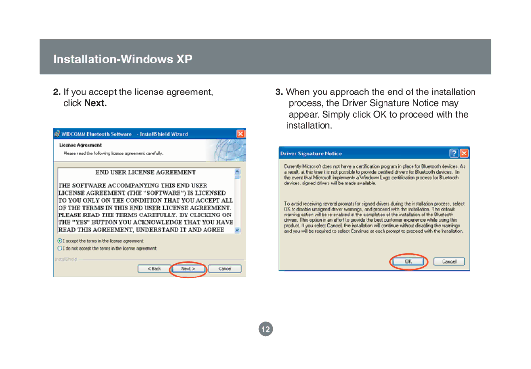 IOGear GBU221/321 user manual Installation-Windows XP 