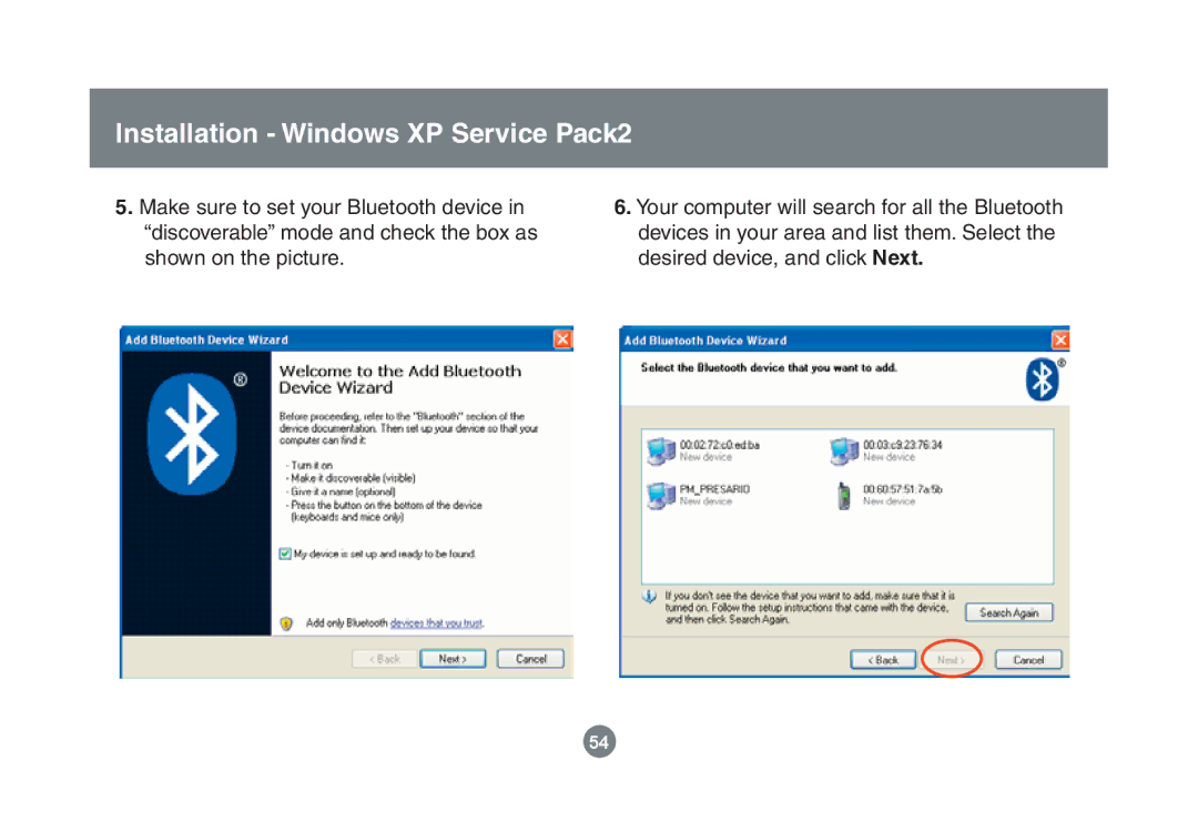 IOGear GBU221/321 user manual Installation Windows XP Service Pack2 