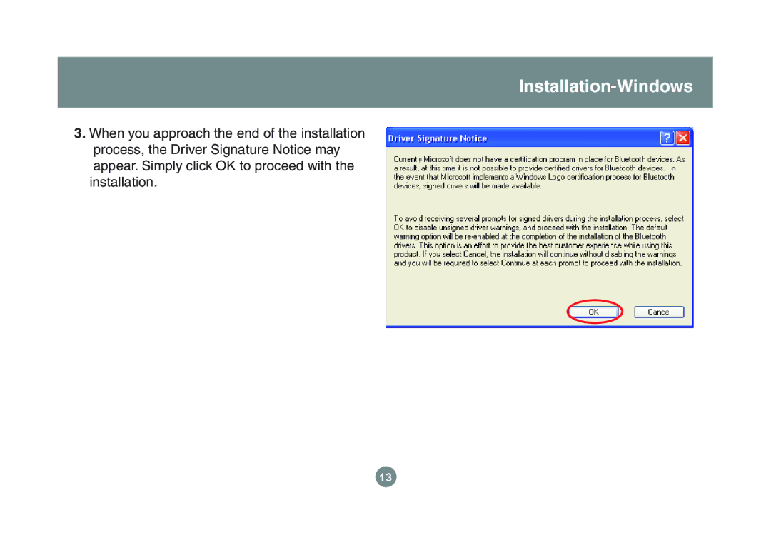 IOGear GBU221P user manual Installation-Windows 