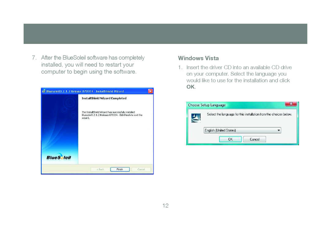 IOGear GBU241W6 manual Windows Vista 