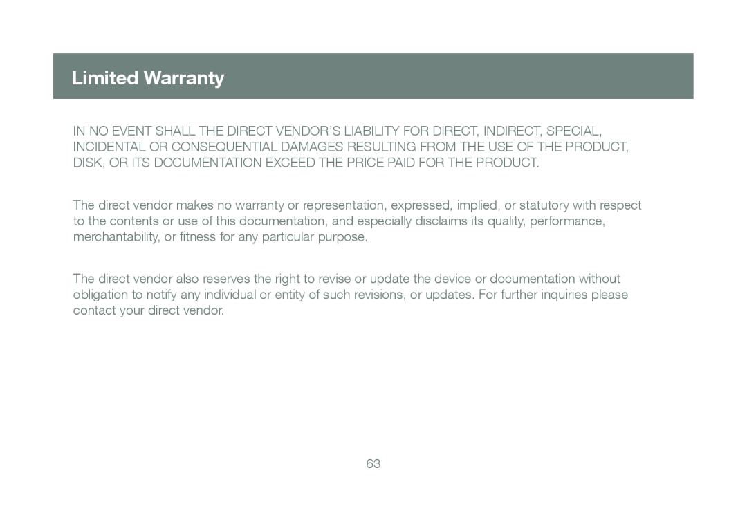 IOGear GBU241W6 manual Limited Warranty 