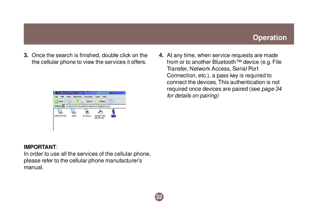 IOGear GBU301 user manual Operation 