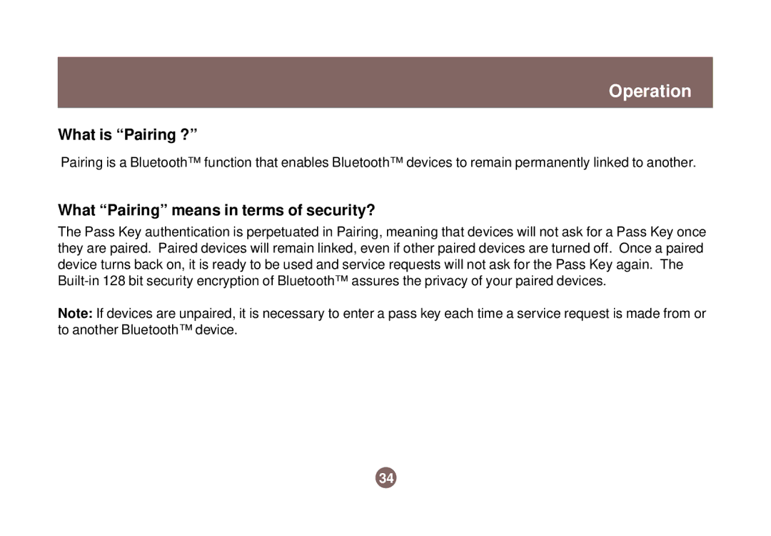 IOGear GBU301 user manual What is Pairing ? 