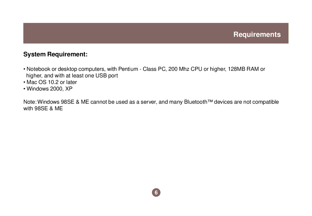 IOGear GBU301 user manual Requirements 