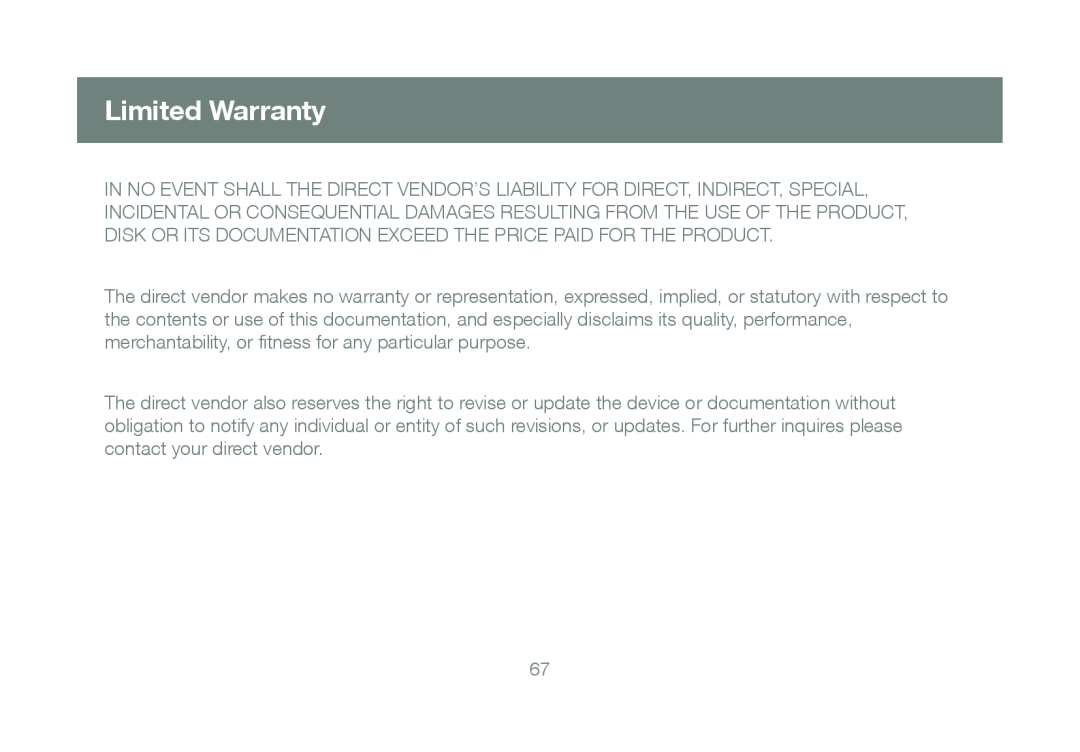 IOGear GBU421 manual Limited Warranty 