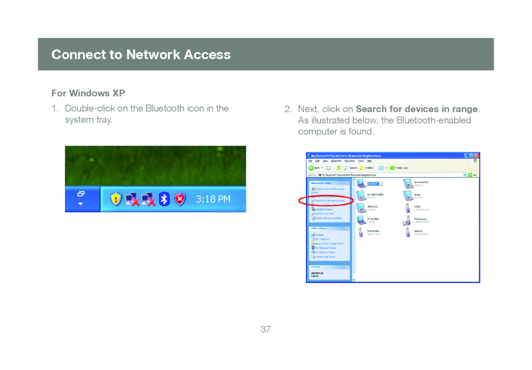 IOGear GBU421 manual Connect to Network Access, For Windows XP 