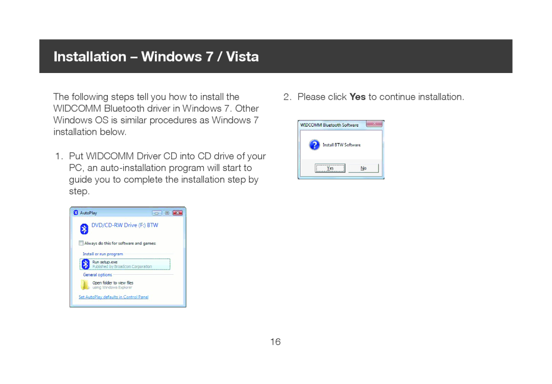 IOGear GBU521 manual Installation Windows 7 / Vista 