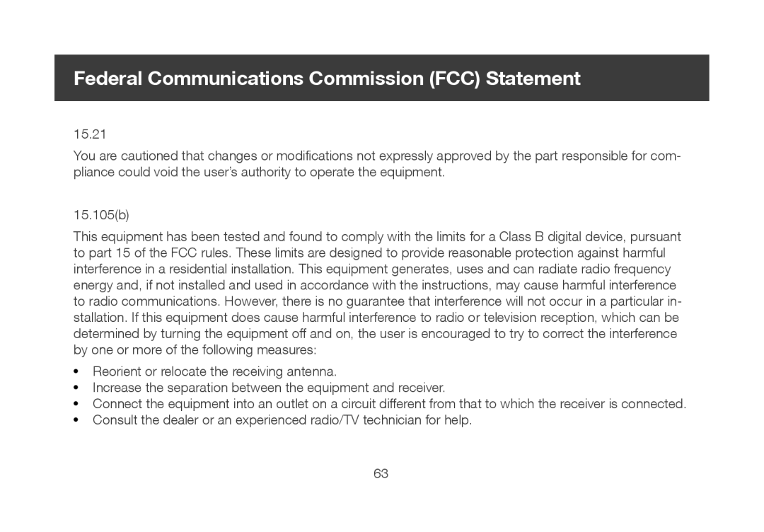 IOGear GBU521 manual Federal Communications Commission FCC Statement 