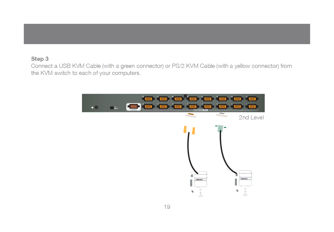 IOGear GCL1808, GCL1816 manual Step 