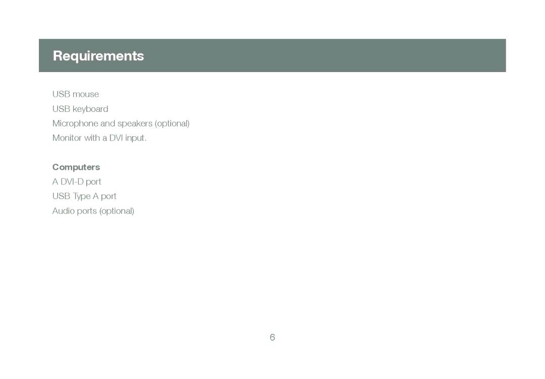 IOGear GCS1204 manual Requirements, Computers 