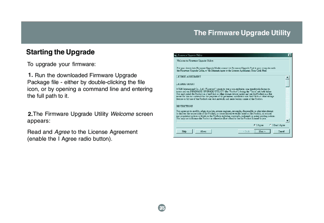 IOGear GCS1742 user manual Starting the Upgrade 