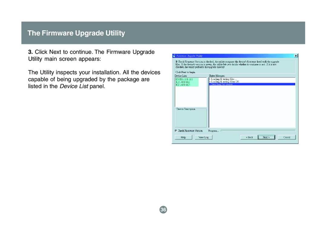 IOGear GCS1742 user manual Firmware Upgrade Utility 