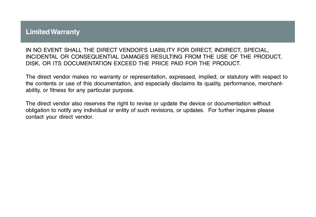 IOGear GCS1742 user manual LimitedWarranty 