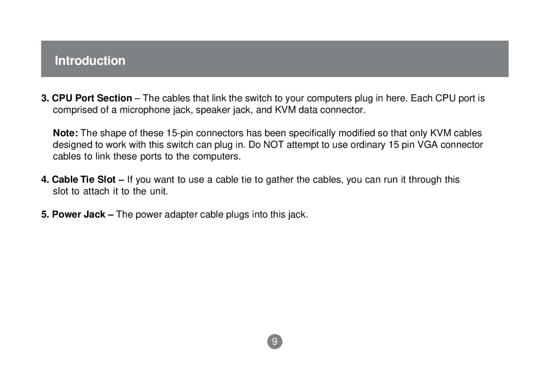 IOGear GCS1758 user manual Introduction 