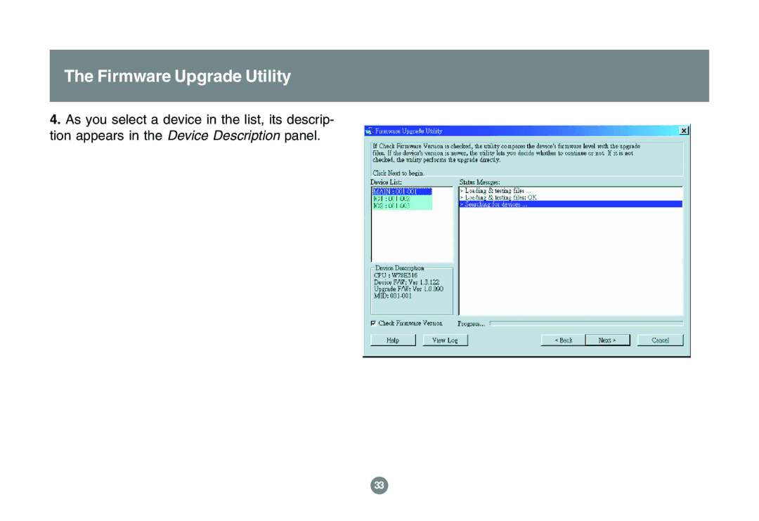 IOGear GCS1762 user manual Firmware Upgrade Utility 