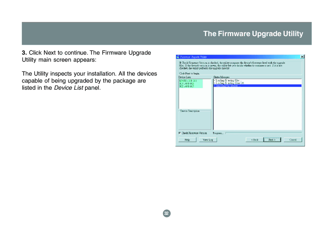 IOGear GCS1762 user manual Firmware Upgrade Utility 