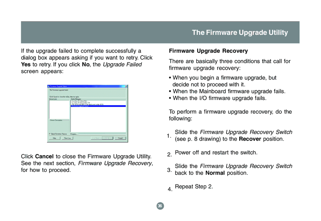 IOGear GCS1762 user manual Firmware Upgrade Recovery 