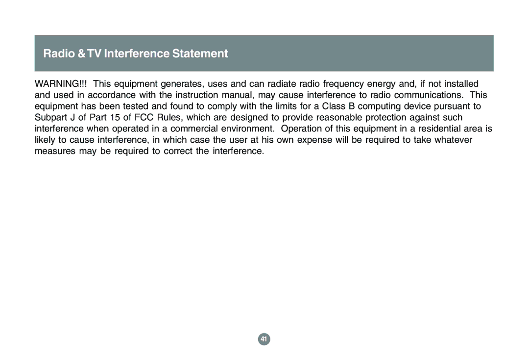 IOGear GCS1762 user manual Radio &TV Interference Statement 