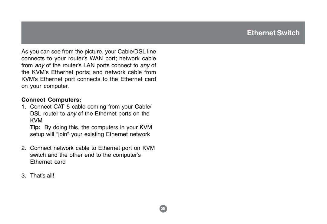 IOGear GCS1772 user manual Connect Computers, Kvm 