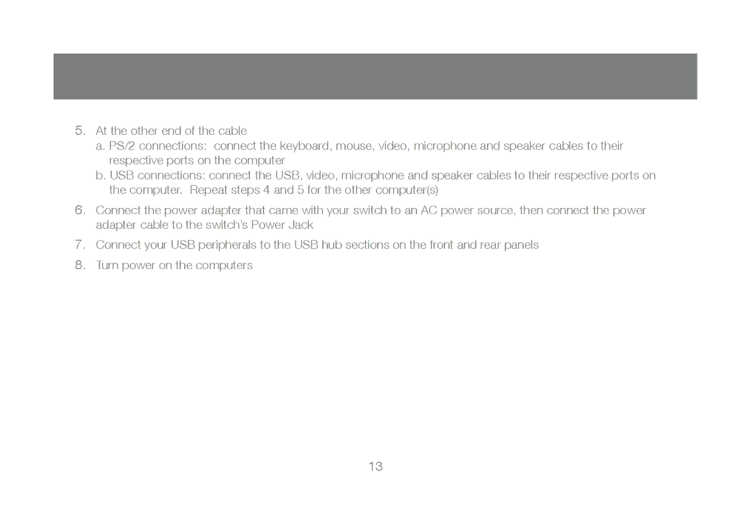 IOGear GCS1802, GCS1804 user manual 