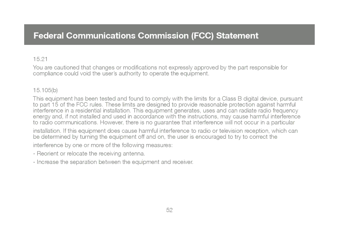 IOGear GCS1804, GCS1802 user manual Federal Communications Commission FCC Statement 