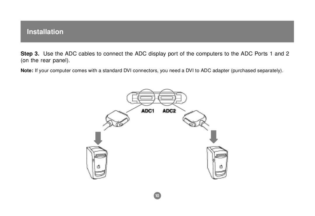 IOGear GCS602 user manual Installation 