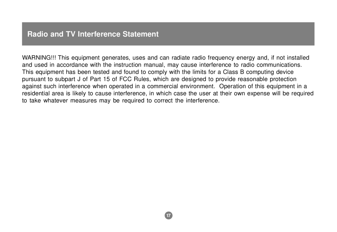 IOGear GCS602 user manual Radio and TV Interference Statement 