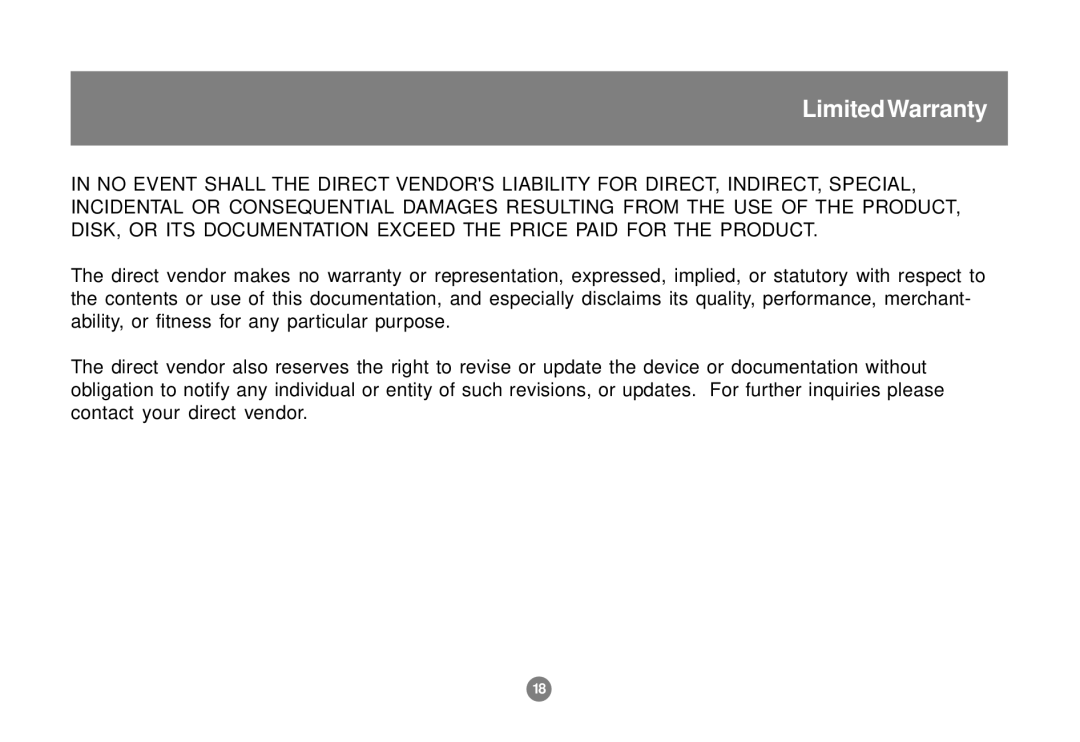 IOGear GCS602 user manual Limited Warranty 