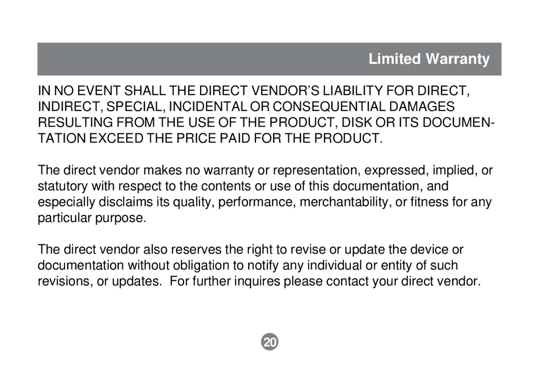 IOGear GCS62 installation manual Limited Warranty 