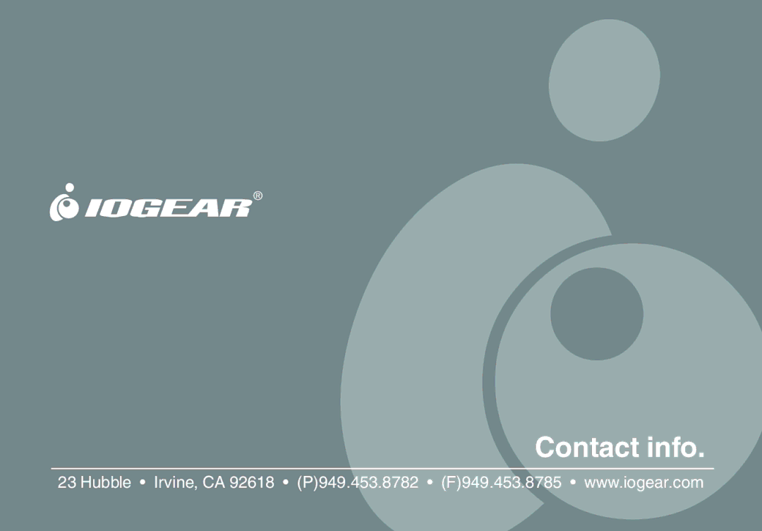 IOGear GCS632U installation manual Contact info 