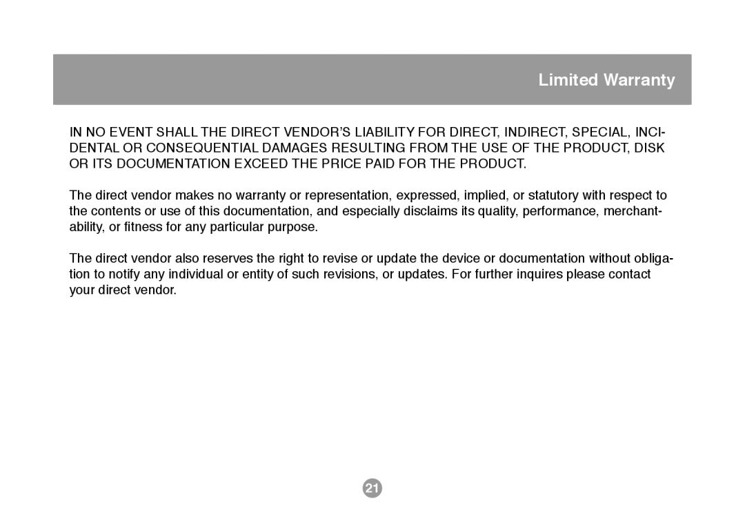 IOGear GCS634U user manual Limited Warranty 